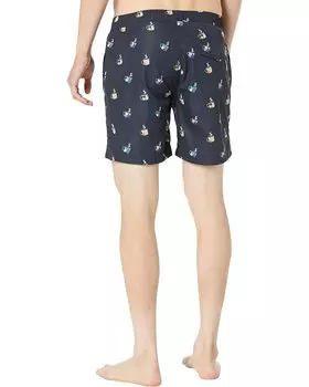 Шорты для плавания Scotch & Soda Mid Length Printed Swim Shorts in Recycled Polyester, цвет Combo B