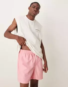 Шорты для плавания Selected Homme розового цвета