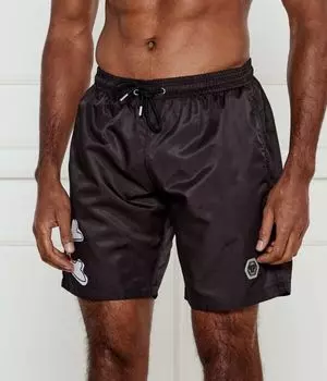 Шорты для плавания Skull&bones Regular fit Philipp Plein, черный