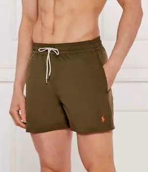 Шорты для плавания Slim fit Polo Ralph Lauren, серый