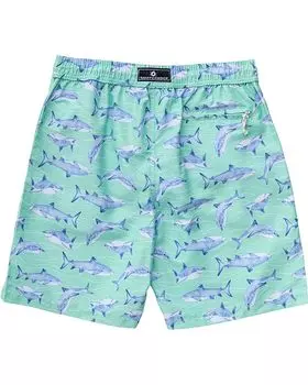 Шорты для плавания Snapper Rock Minty Shark Volley Boardshorts, цвет Mint
