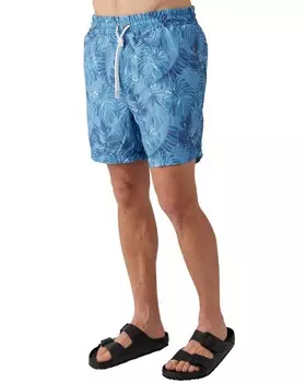 Шорты для плавания Sol Angeles Atlantic с цветочным принтом, синий