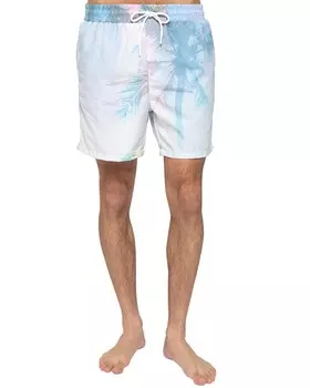 Шорты для плавания Sol Angeles с выцветшими ладонями, зеленый