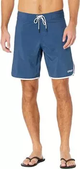 Шорты для плавания Solid Crest 19 дюймов Oakley, цвет Poseidon