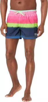 Шорты для плавания Speedo Engineered Print 14" Redondo Volley, цвет Pink/Navy