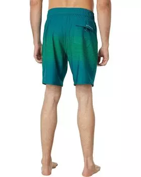 Шорты для плавания Spyder Double Ombre Stripes 19" Elastic Waist Boardshorts, цвет Swell