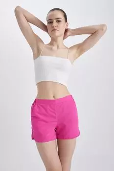 Шорты для плавания стандартного кроя Fall In Love DeFacto, розовый