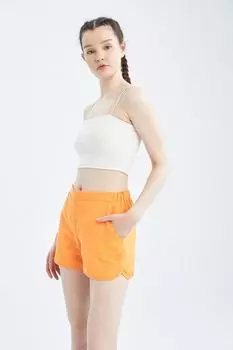 Шорты для плавания стандартного кроя Fall In Love DeFacto, оранжевый