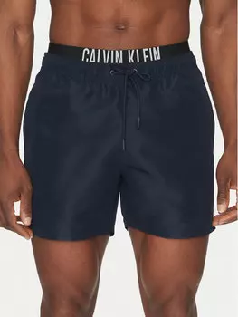Шорты для плавания стандартный крой KM0KM01093 Calvin Klein Swimwear, синий