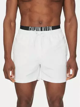 Шорты для плавания стандартный крой KM0KM01093 Calvin Klein Swimwear, белый