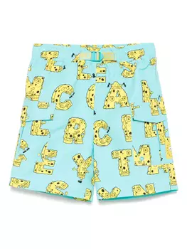 Шорты для плавания Stella McCartney Kids x SpongeBob SquarePants, синий