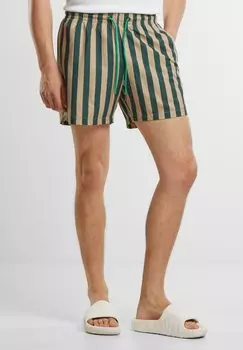 Шорты для плавания STRIPED Urban Classics, зеленый