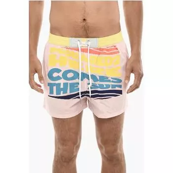 Шорты для плавания SUN с принтом Dsquared2, Multicolor