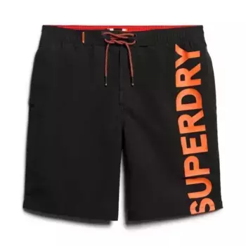 Шорты для плавания Superdry Classic 19 Logo, черный