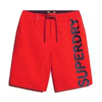 Шорты для плавания Superdry Classic 19 Logo, красный