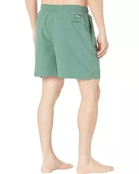 Шорты для плавания Superdry Code Applique 19" Swim Shorts, цвет Forest Night Green