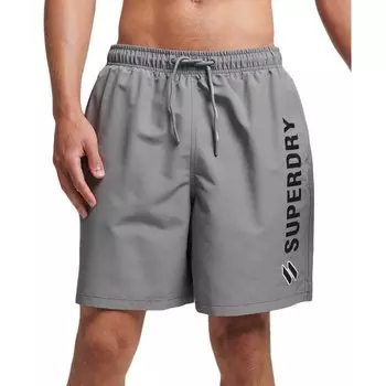 Шорты для плавания Superdry Code Applque 19, серый
