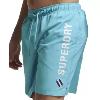 Шорты для плавания Superdry Code Applque 19Inch, синий