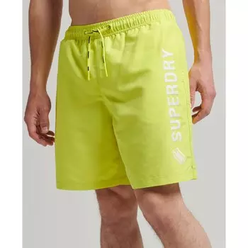 Шорты для плавания Superdry Code Applque 19Inch, зеленый