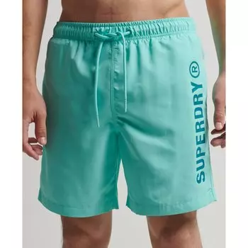 Шорты для плавания Superdry Code Core Sport 17 Inch, зеленый
