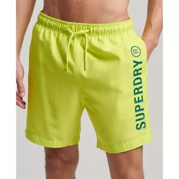 Шорты для плавания Superdry Code Core Sport 17 Inch, зеленый