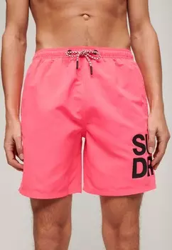 Шорты для плавания Superdry, цвет shocking pink