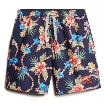 Шорты для плавания Superdry Hawaiian Print 16, синий