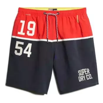 Шорты для плавания Superdry Nautical Logo 17, синий