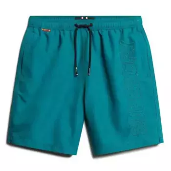 Шорты для плавания Superdry Premium Emb 17, синий