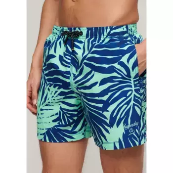Шорты для плавания Superdry Printed 15, синий