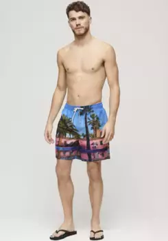 Шорты для плавания Superdry "SD-PHOTOGRAPHIC 17" SWIM SHORT", синий