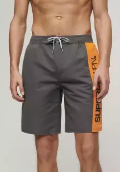Шорты для плавания Superdry "SD-SPORTSWEAR LOGO 19" BOARDSHORT", цвет Charcoal