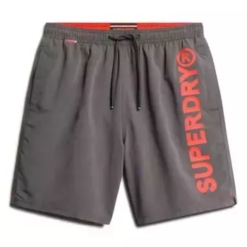 Шорты для плавания Superdry Sport Graphic 17, серый
