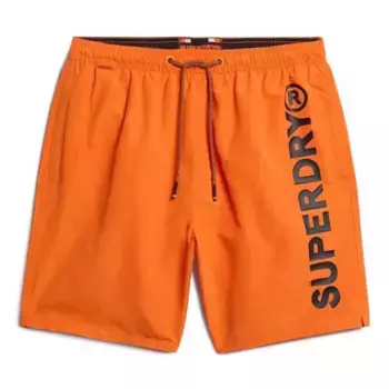 Шорты для плавания Superdry Sport Graphic 17, оранжевый