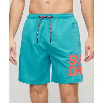 Шорты для плавания Superdry Sportswear Logo 17 Swimming Shorts, синий