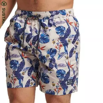 Шорты для плавания Superdry Vintage Hawaiian, бежевый