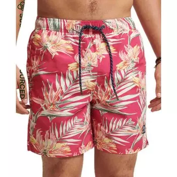 Шорты для плавания Superdry Vintage Hawaiian, розовый