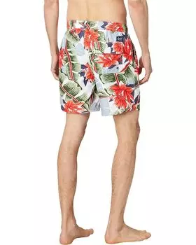 Шорты для плавания Superdry Vintage Hawaiian Swim Shorts, цвет Optic Banana Leaf