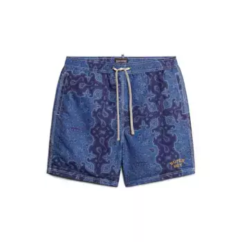 Шорты для плавания Superdry Vintage Ripstop 17, синий