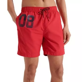 Шорты для плавания Superdry Water Polo, красный