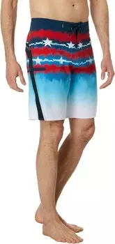 Шорты для плавания Superfreak 20 дюймов O'Neill, цвет Red/White/Blue