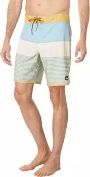 Шорты для плавания Surfsilk Tijuana 19 дюймов Quiksilver, цвет Iceberg Green