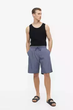 Шорты для плавания свободного кроя длиной до колена H&M, синий