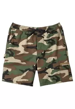 Шорты для плавания TAXER 19- AMPHIBIAN BOARD Quiksilver, коричневый