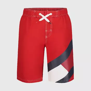 Шорты для плавания Tommy Hilfiger Big Kids' Flag Board, красный