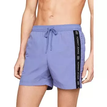 Шорты для плавания Tommy Jeans Medium Side Tape Swimming Shorts, фиолетовый
