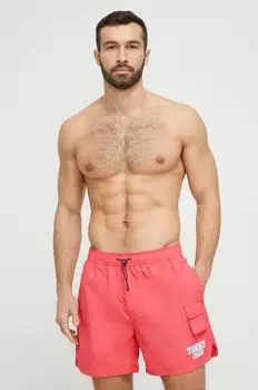 Шорты для плавания Tommy Jeans, розовый