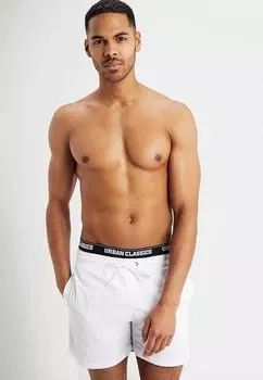Шорты для плавания TWO IN ONE SWIM Urban Classics, белый/черный