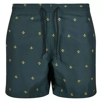 Шорты для плавания Urban Classics Embroidery, зеленый