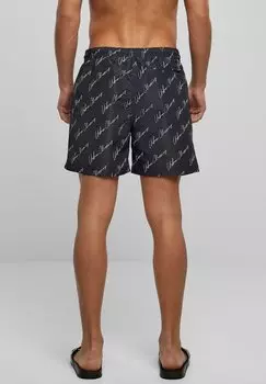 Шорты для плавания Urban Classics, логотип blackscriptlogo Pattern